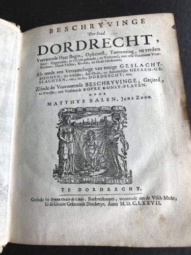 Matthys Balen - Beschrijving van Dordrecht - 1677.jpg