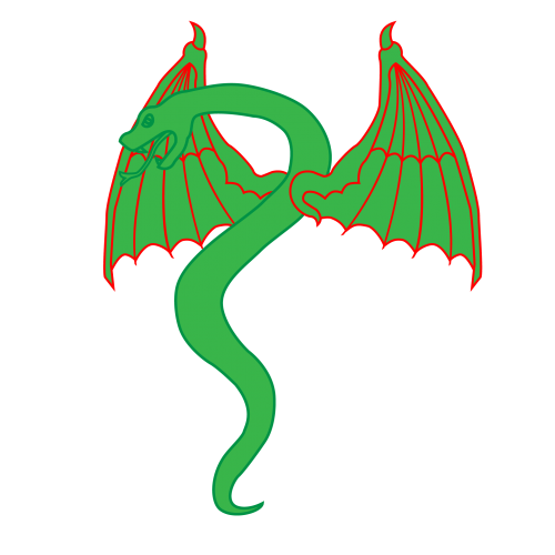 Serpente alato con ali spiegate_7p.png