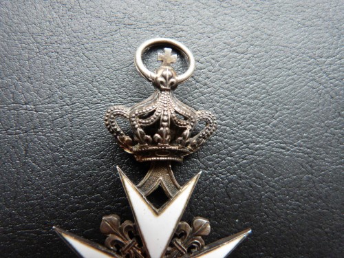 EUR 244 SUPERBE CROIX EN ARGENT DE L'ORDRE SOUVERAIN DE St. JEAN DE JERUSALEM, APPARUE AU DEBUT DU XI° SIECLE, 3$_57 (28).JPG