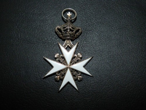 EUR 244 SUPERBE CROIX EN ARGENT DE L'ORDRE SOUVERAIN DE St. JEAN DE JERUSALEM, APPARUE AU DEBUT DU XI° SIECLE, 1$_57.JPG