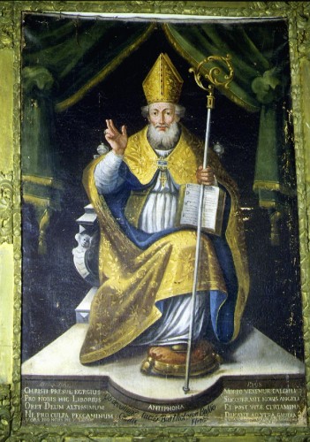 25-Bottega siciliana (1598), Dipinto di S. Liborio vescovo-beweb.jpg
