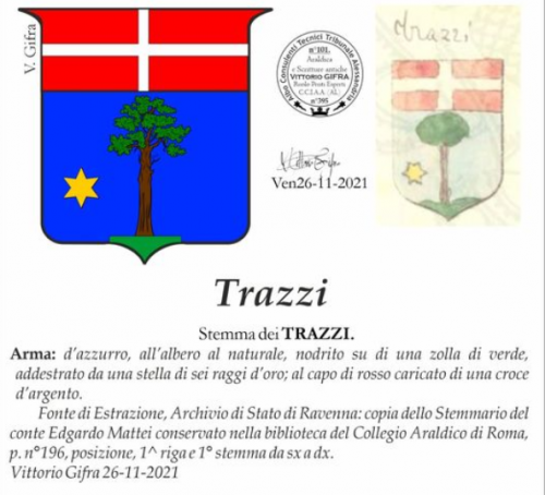 Stemma Trazzi disegnato da Vittorio Gifra.png