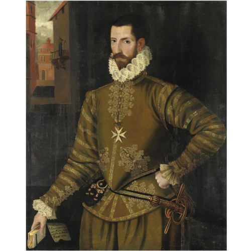 MI0305-21-lr-1 Cav. Gievos.no F. Christofaro Cal. lori Morto nell. assedio di Malta l'anno 1566.jpg
